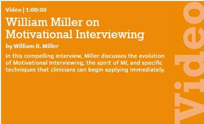 William Miller On Motivational Interviewing: It’s Evolution, Spirit, and Techniques Within