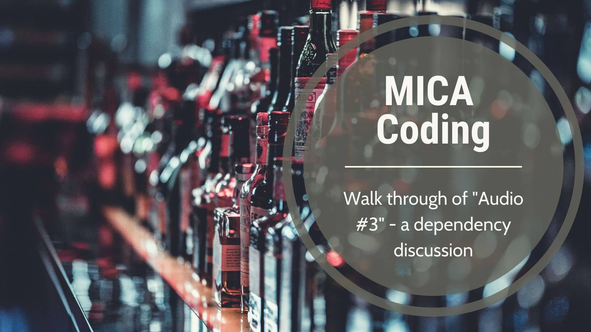 Gold: MICA coding with John “College kid” #3