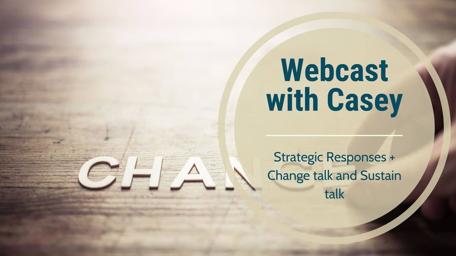 Webcast with Casey-August 2020