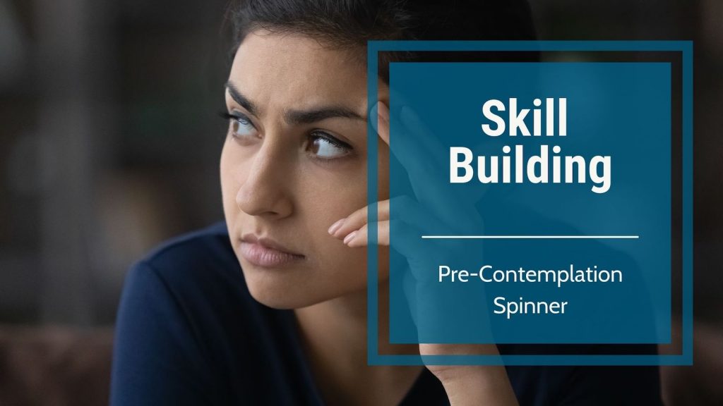 Video Skill building: Pre-contemplation Spinner game
